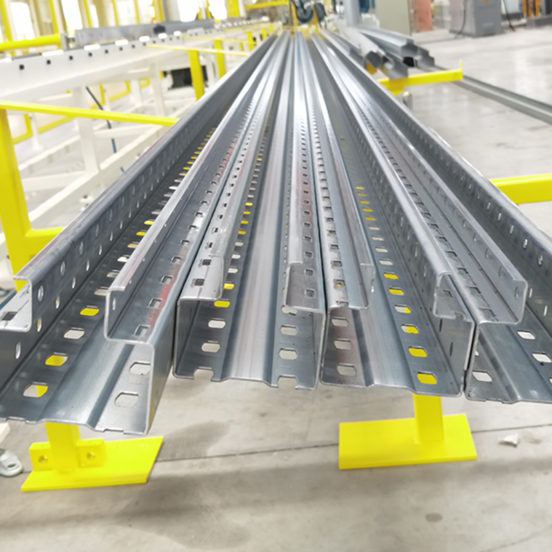 Mesin roll forming rak tegak