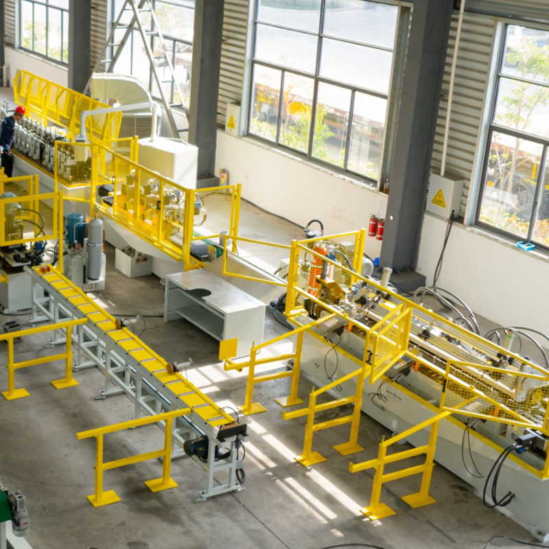 Mesin roll forming grid utama dan lintas T-bar